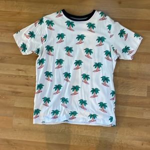 Palm Tree Tee- size Medium